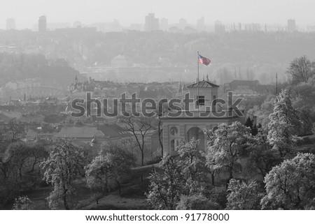 Prague Czech Republic Flag