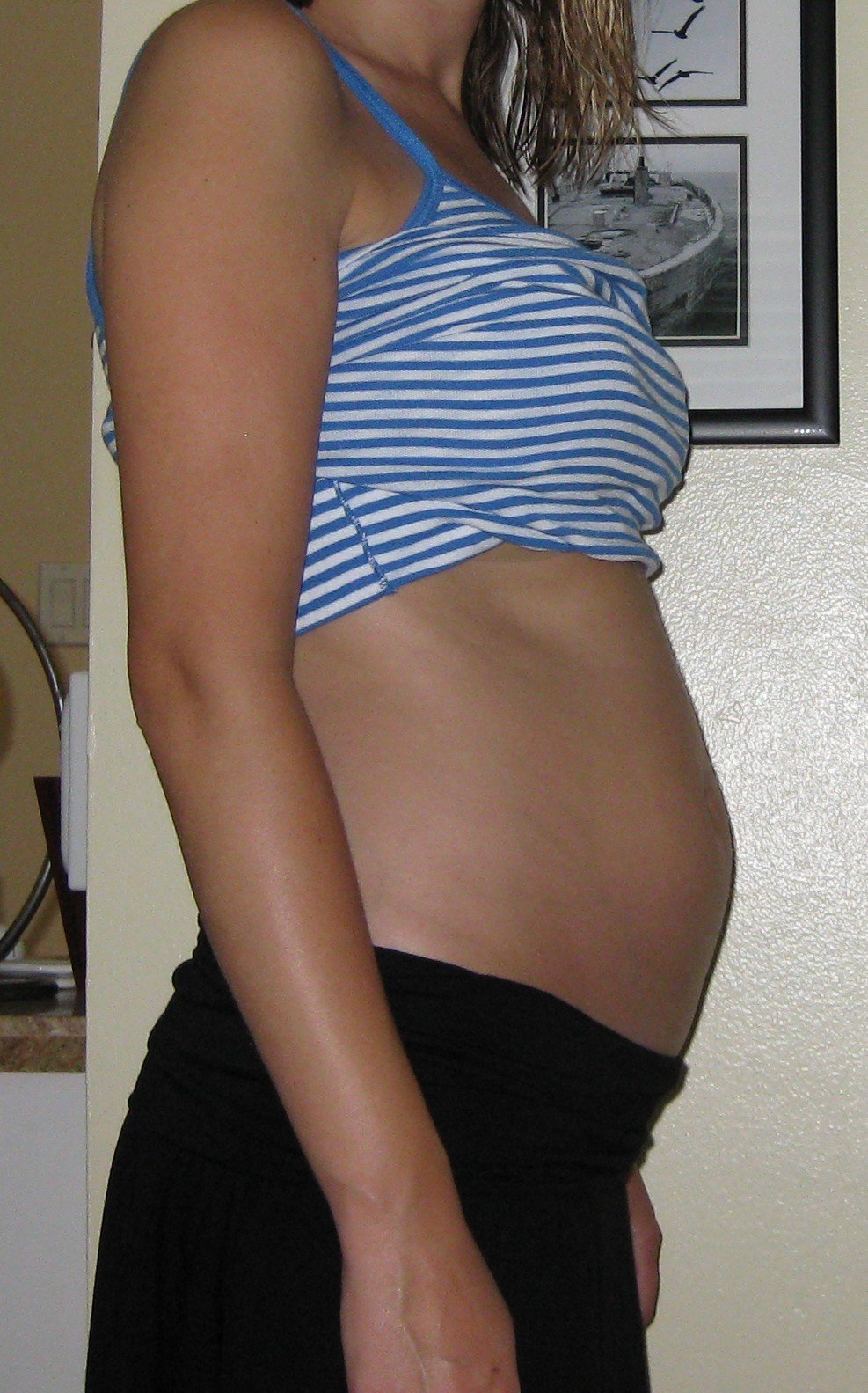 Pregnancy Week By Week Belly Pictures