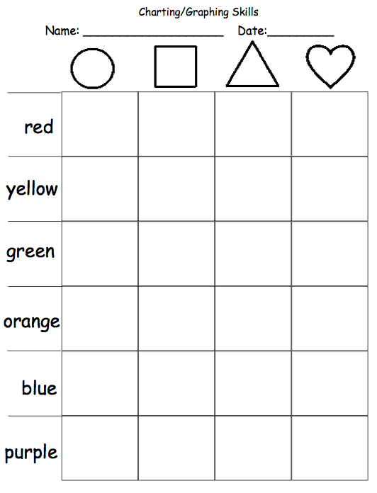 Preschool Homework Sheets