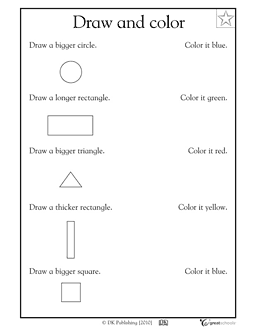 Preschool Homework Sheets