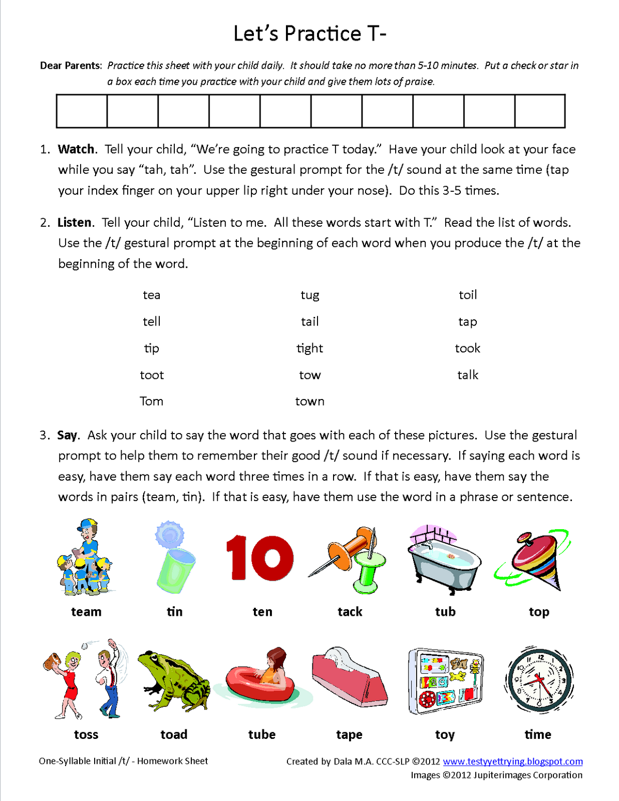 Preschool Homework Sheets To Print