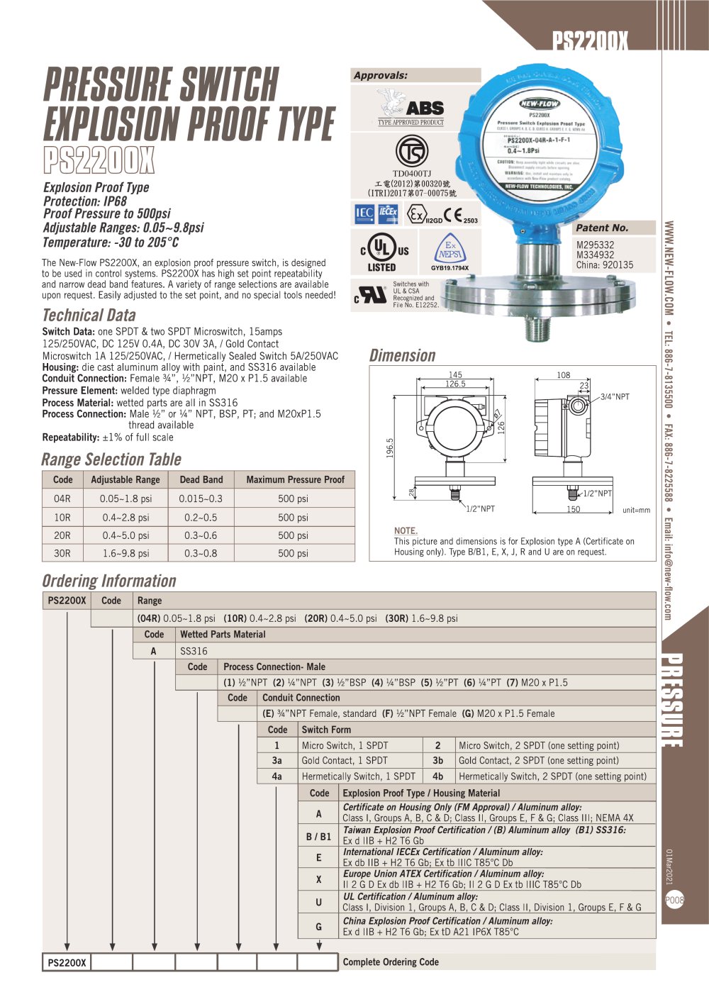 Pressure Switch