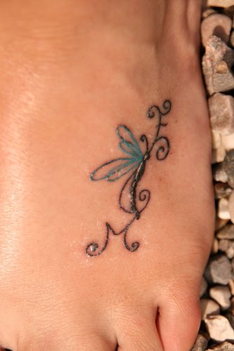 Pretty Dragonfly Tattoo Designs