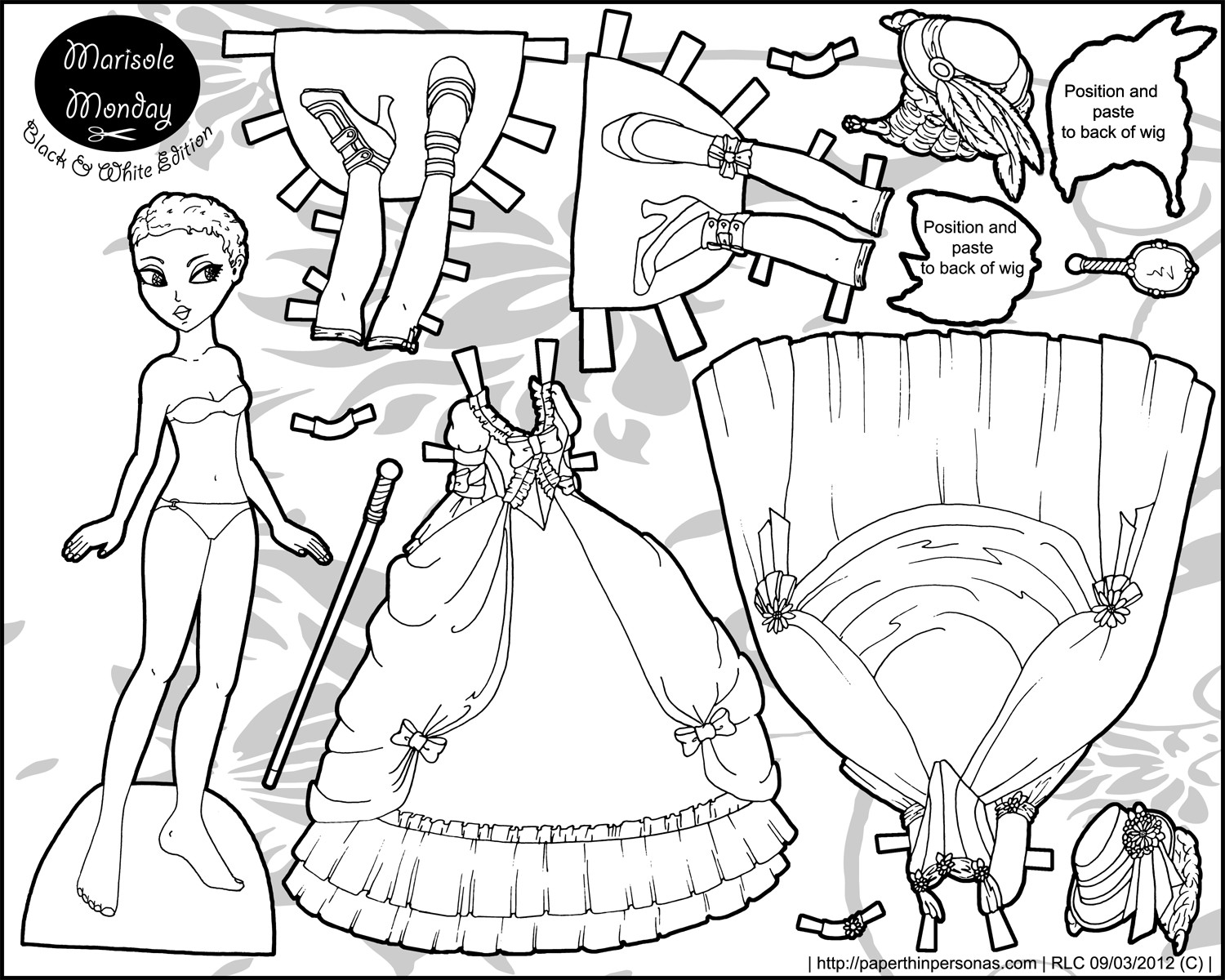 Printable American Girl Doll Coloring Pages