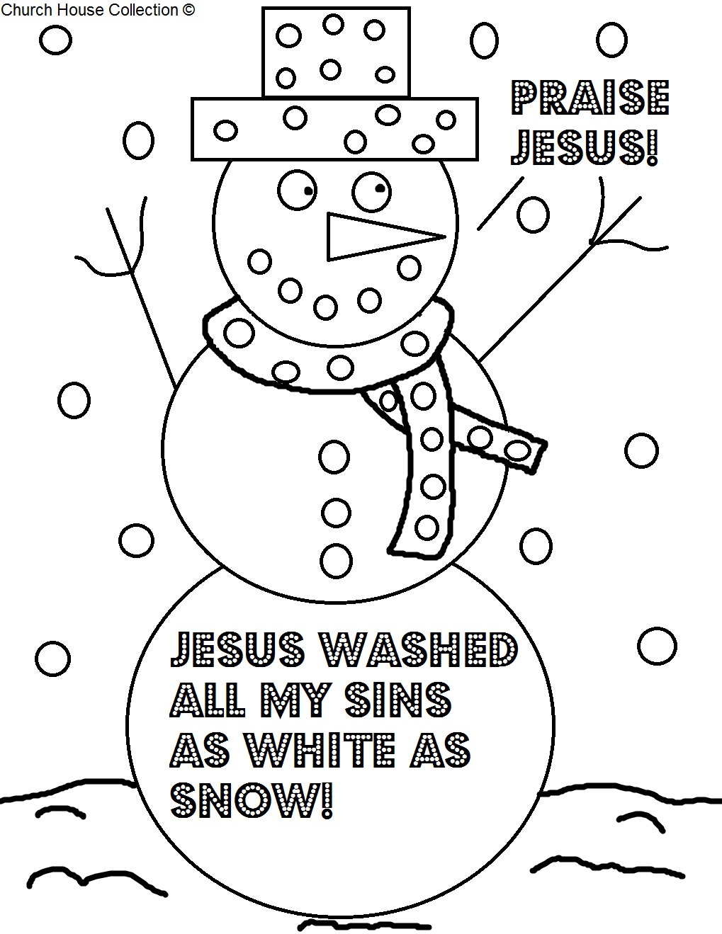 Printable Christmas Pictures For Kids To Color