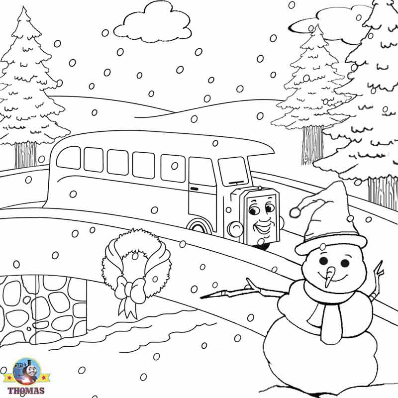 Printable Christmas Pictures For Kids To Color