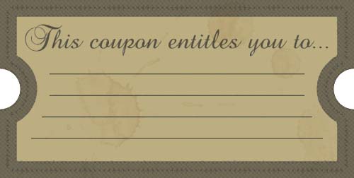 Printable Homemade Coupons Template