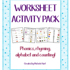 Printable Homework Sheets For Kindergarten