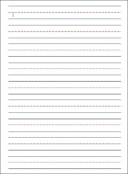 Printable Kindergarten Writing Paper With Picture Box