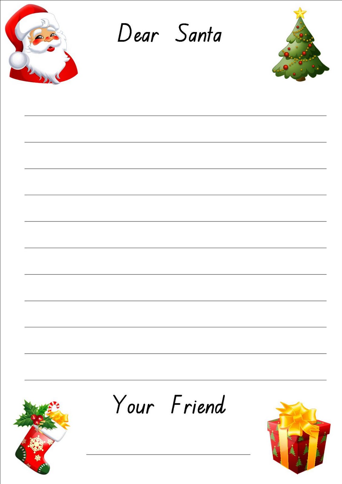 Printable Kindergarten Writing Paper With Picture Box