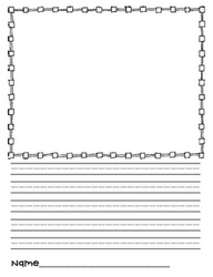 Printable Writing Paper For Kindergarten