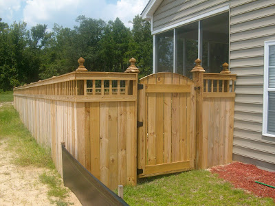 Privacy Fence Gate