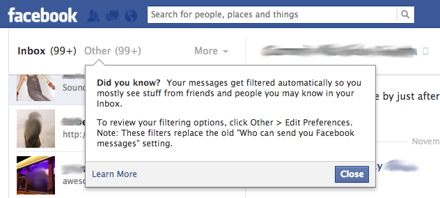 Privacy Settings On Facebook Messages