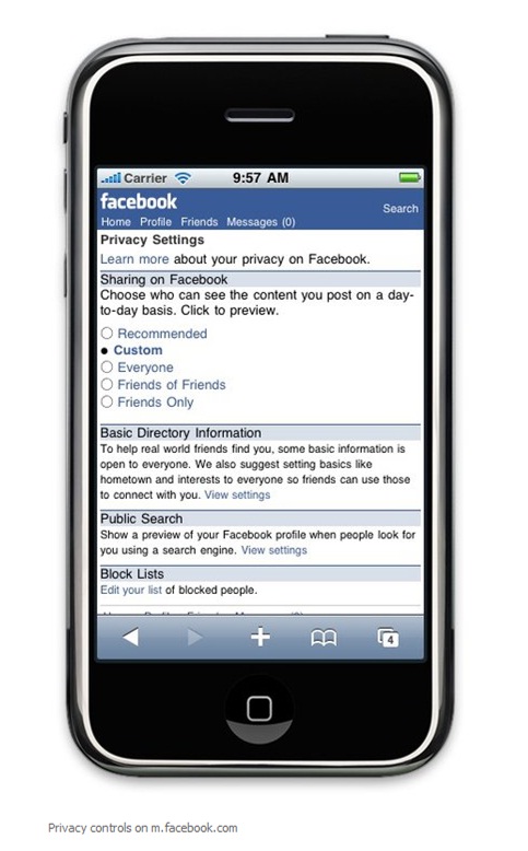 Privacy Settings On Facebook Mobile