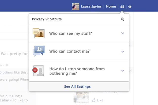 Privacy Settings On Facebook Page