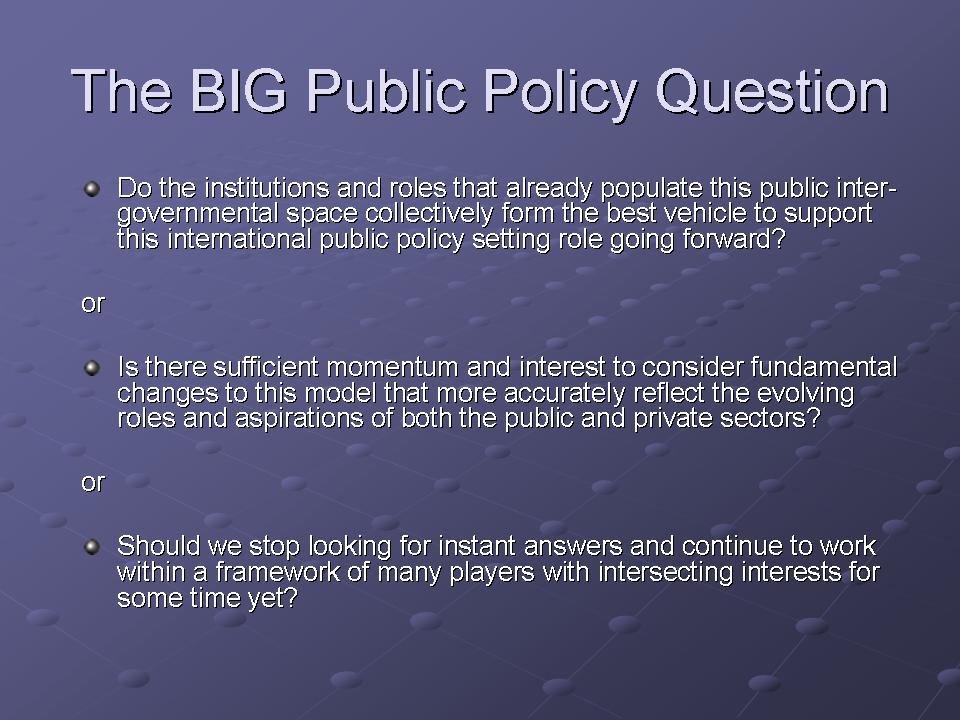 Public Policy