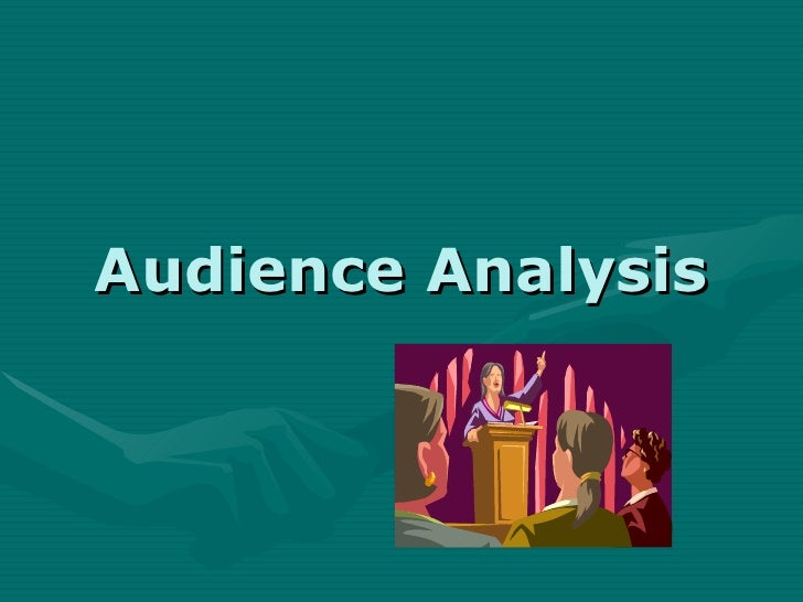 Public Speaking Audience Analysis Activities