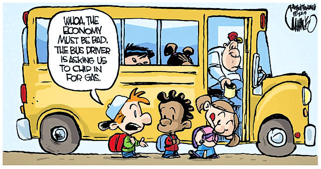 Public Transportation Cartoon