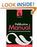 Publication Manual Of The American Psychological Association 5th Edition