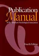 Publication Manual Of The American Psychological Association 6th Edition Paperback