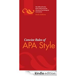 Publication Manual Of The American Psychological Association Sixth Edition (2010)