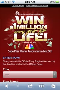 Publishers Clearing House Sweepstakes