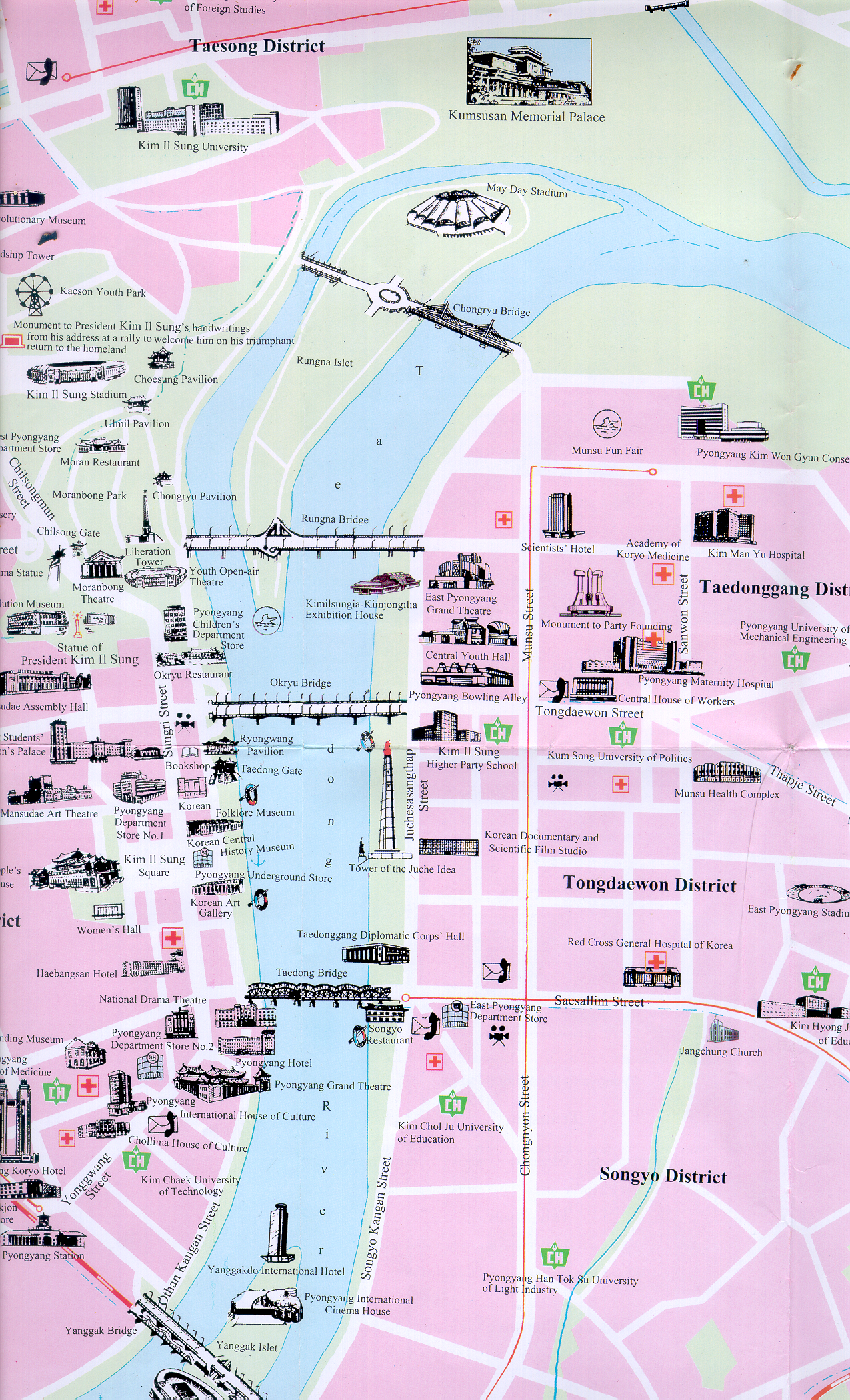 Pyongyang Map