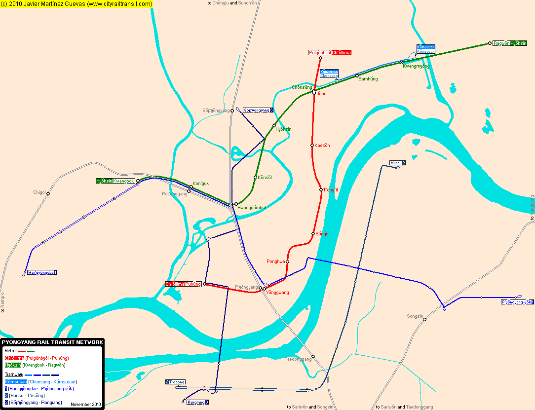 Pyongyang Map