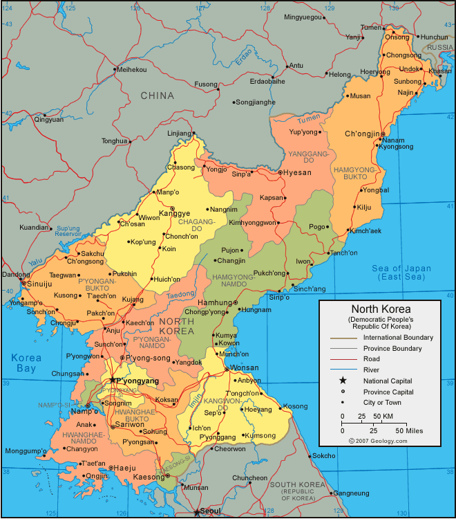 Pyongyang Map