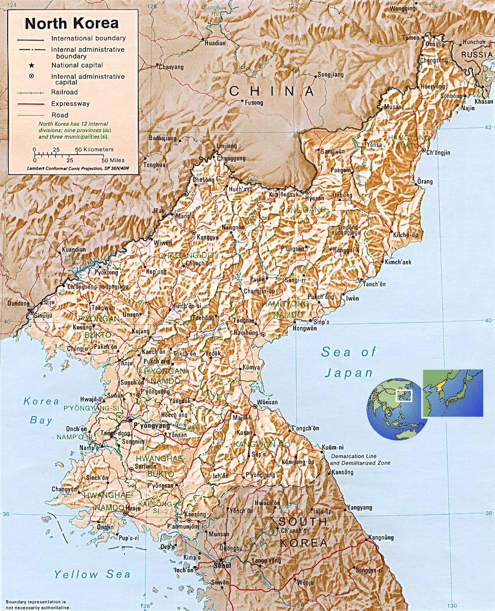 Pyongyang Map North Korea