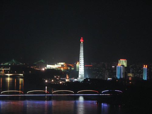 Pyongyang North Korea At Night