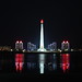 Pyongyang North Korea At Night