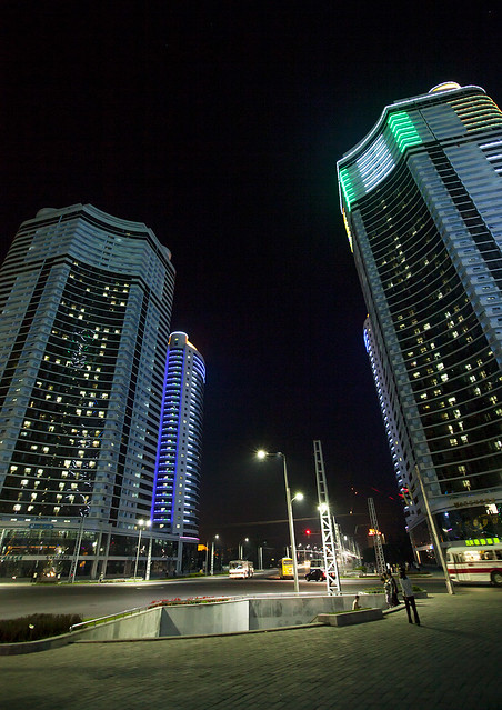 Pyongyang North Korea At Night