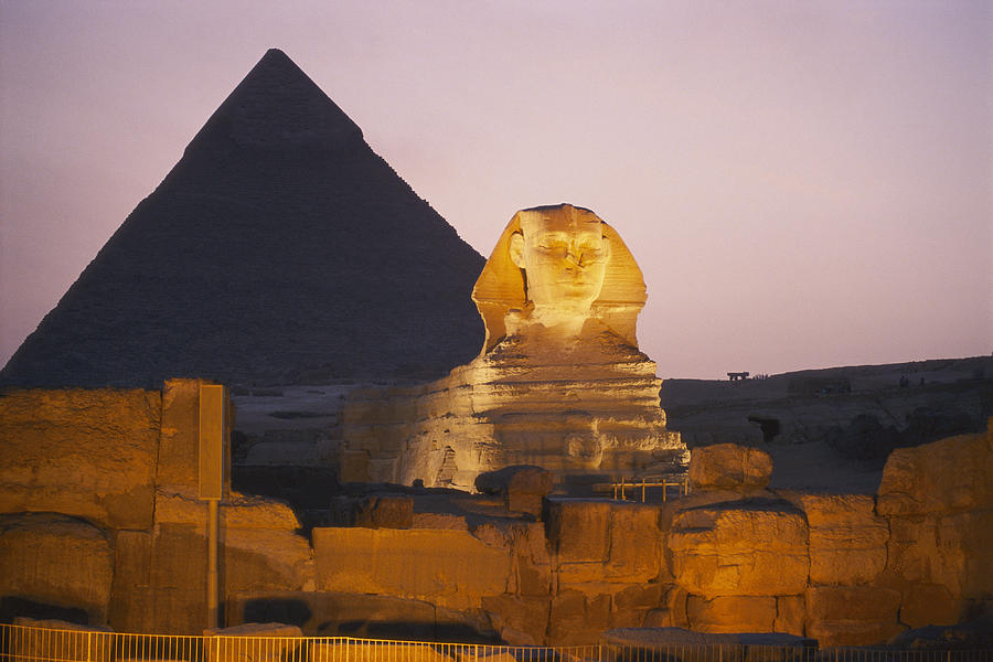 Pyramids Of Giza And The Sphinx