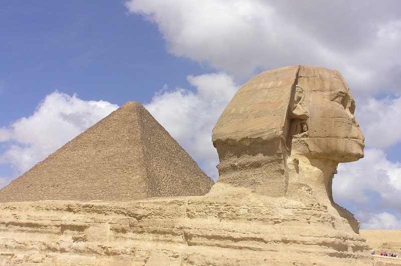 Pyramids Of Giza And The Sphinx