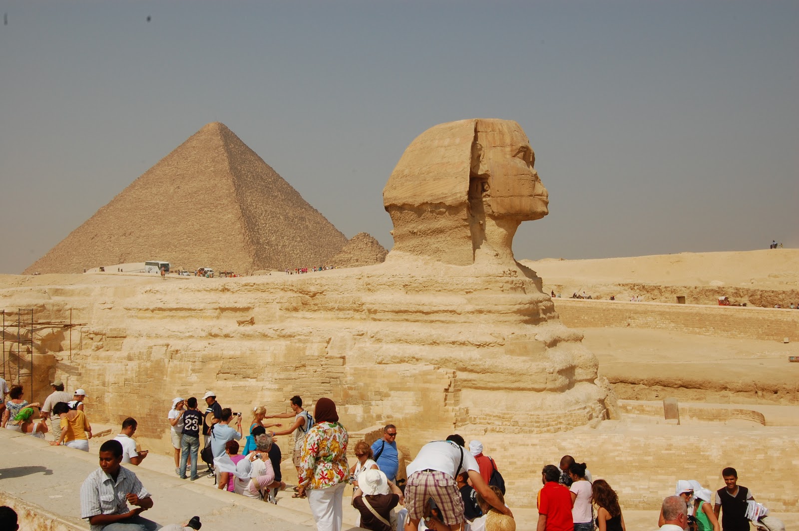 Pyramids Of Giza And The Sphinx