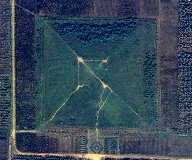 Pyramids Of Giza From Space