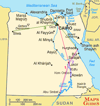 Pyramids Of Giza Map