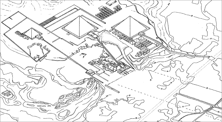 Pyramids Of Giza Map