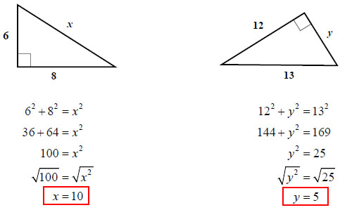 Pythagoras Theorem Formula