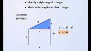 Pythagoras Theorem Formula Shorter Side