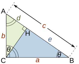 Pythagoras Theorem Proof Using Similar Triangles