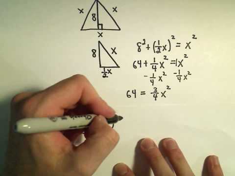 Pythagorean Theorem Examples Problems