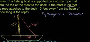 Pythagorean Theorem Examples Word Problems