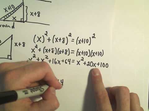 Pythagorean Theorem Examples Word Problems