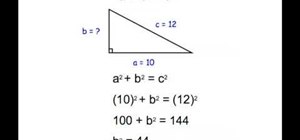 Pythagorean Theorem Formula To Find A