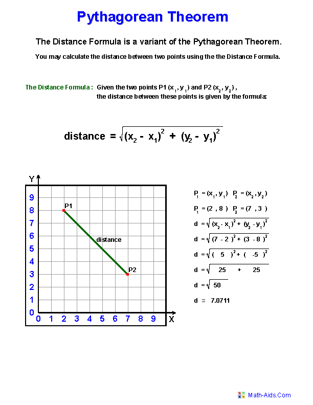 Pythagorean Theorem Problems