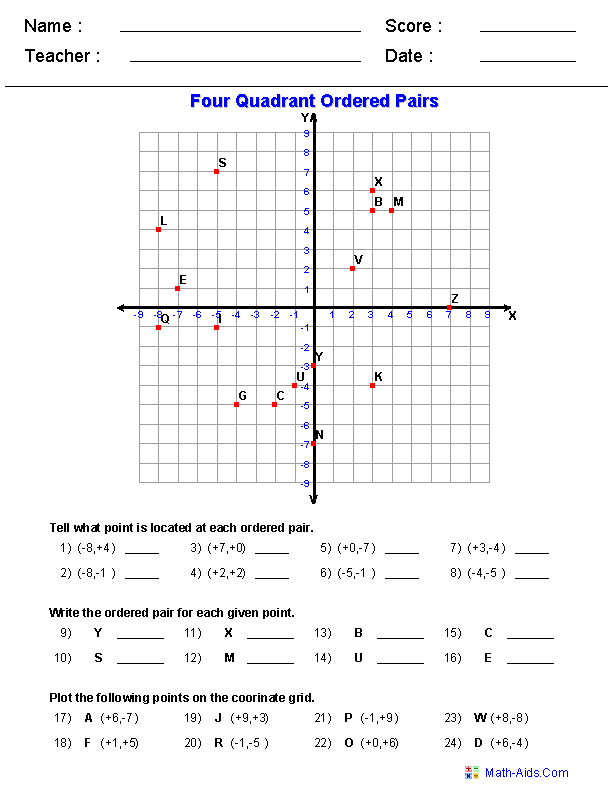 Pythagorean Theorem Problems Worksheet