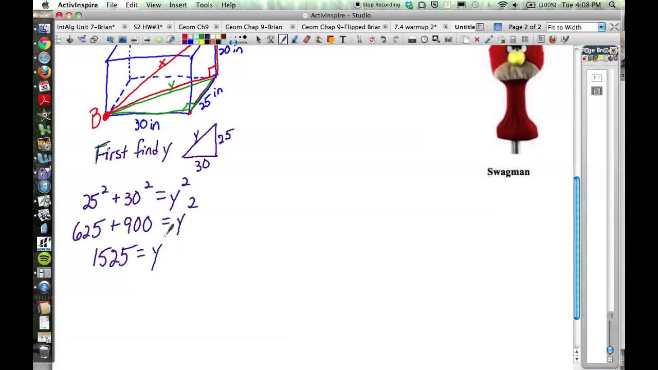 Pythagorean Theorem Word Problems 7th Grade