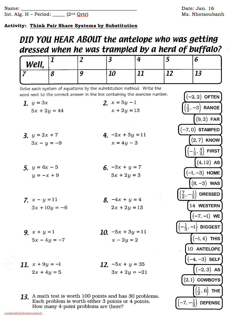 Pythagorean Theorem Worksheet With Answers